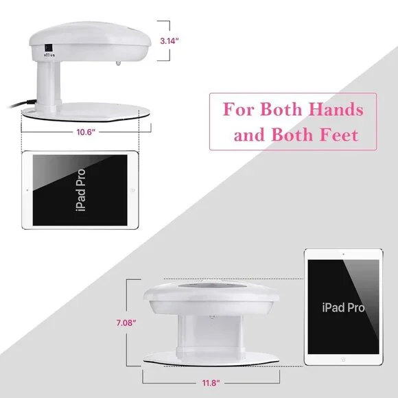 Nail Dryer, 400W Air Nail Fan Dryer with Automatic Sensor Nail Polish Dryer for